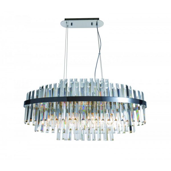 5740R/10A CHROME+CLEAR (1) Люстра NW