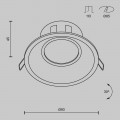 Встраиваемый светильник Dot DL028-2-01W