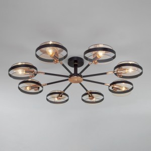 Потолочная люстра в стиле лофт Smart 70121/8 черный Smart