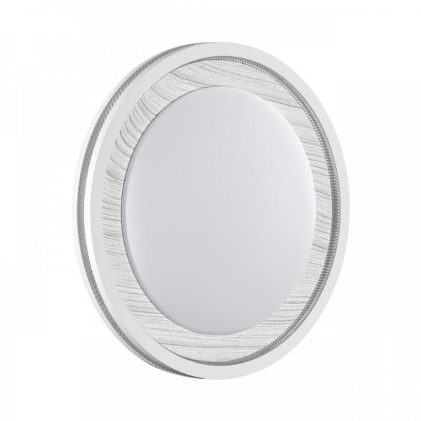 7681/ELN COLOR SN 164 Светильник пластик/сер под дер LED 76Вт 3000/4000/6000K D480 IP43 CCT MAVI WOOD