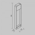 Ландшафтный светильник Outdoor O481FL-L7BWD3K