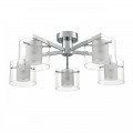 8261/5C MODERNI LN26 металл/стекло, хром/прозрачный Люстра потолочная E14 5*40W 220V VERDI