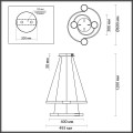 Подвесная люстра Lumion Ledio Sheridan 5249/79L