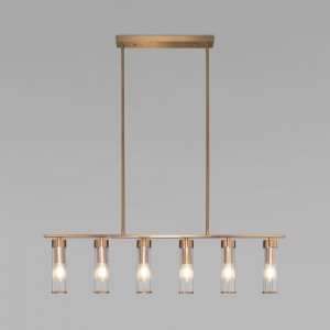 Потолочный светильник со стеклянными плафонами Smart 60166 латунь Smart