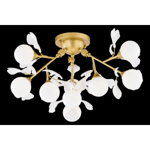 2750A/9 SPAY PAINT BRASS+WHITE (1) Люстра NW