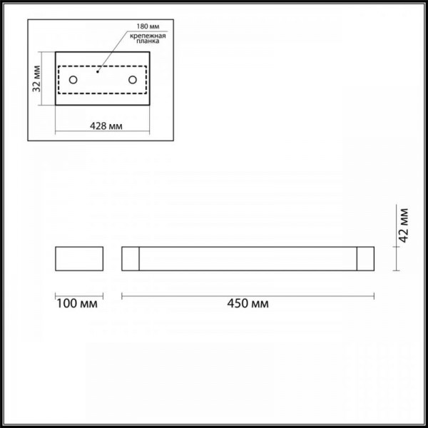 Настенный светодиодный светильник Odeon Light Hightech Arno 3888/12WB