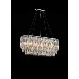 NW075-L800*W300*H340 CHROME OVAL (1) Люстра NW #