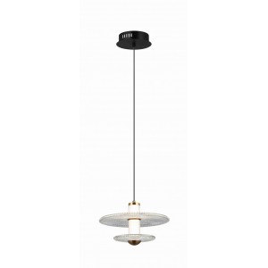 8443MDM-2S BK+GD BLACK+CLEAR (1) Люстра NW