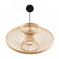 8383/1 ECO LN черный/бежевый, металл/бамбук Подвес E27 40W 220V CHAKRA