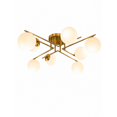INL-4322/8 Brass ЛЮСТРА ПОТОЛОЧНАЯ
