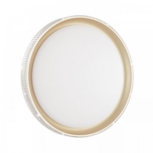 3054/EL PALE SN 183 Светильник пластик/белый/золотистый LED 72Вт 3000-6300K D490 IP43 пульт ДУ SHINY