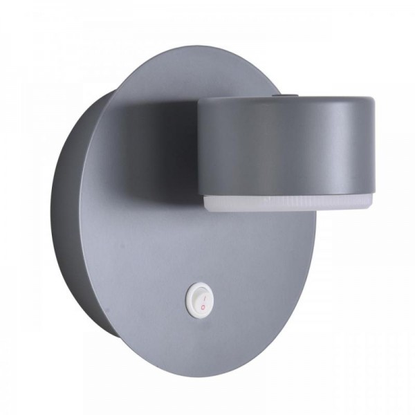 8345/1W COMFI серый, металл Бра GX53 LED 1*7W 220V TORINA