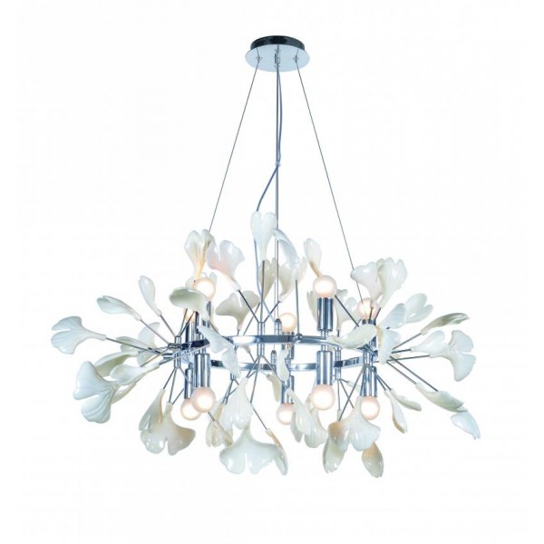 5746R/10 CHROME+WHITE (1) Люстра NW