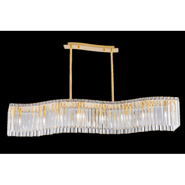 3100E/8A GOLD+CLEAR (1) Люстра NW