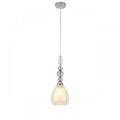 8293/1A MODERNI хром/белый/прозрачный, металл/стекло/хрусталь Подвес E27 1*60W 220V GANNA