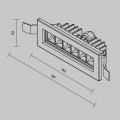 Встраиваемый светильник Outdoor O488DL-L6GF3K