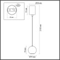 Подвесной светильник Odeon Light Dex Hightech 6625/5L