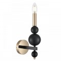 8106/1W MODERNI LN26 черный/золото, металл Бра E14 1*40W 220V NANA
