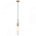 4359/1 MIDCENT ODL25 Подвесной светильник под латунь/металл/стекло/белый мрамор IP20 1*E14 40W 220V LOLLA