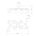 Потолочный светильник Eurosvet 30133/8 хром