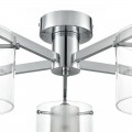 8261/5C MODERNI LN26 металл/стекло, хром/прозрачный Люстра потолочная E14 5*40W 220V VERDI