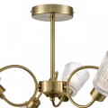 8154/6C COMFI LN25 медный/прозрачный, металл/стекло Потолочный светильник Е14 6*40W 220V IMANA