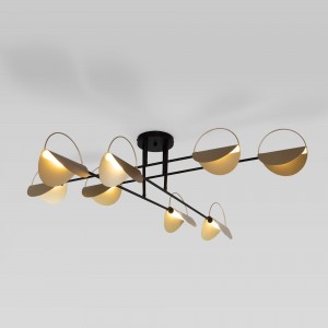 Потолочный светильник в стиле лофт Smart 70148/8 черный/золото Smart
