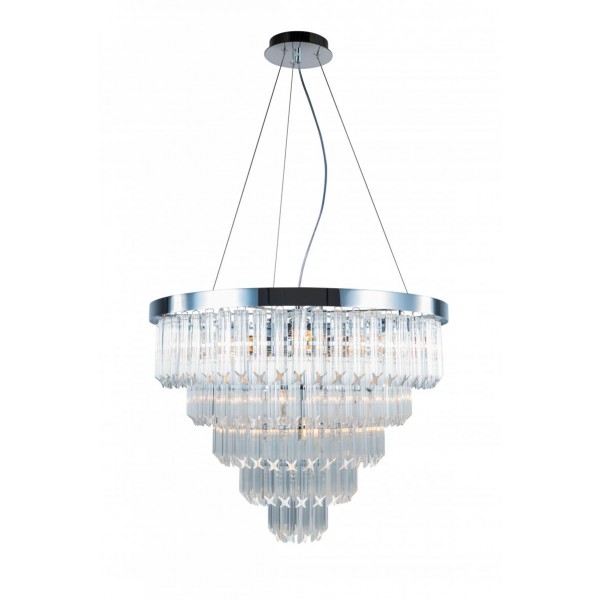 5731R/10 CHROME+CLEAR (1) Люстра NW