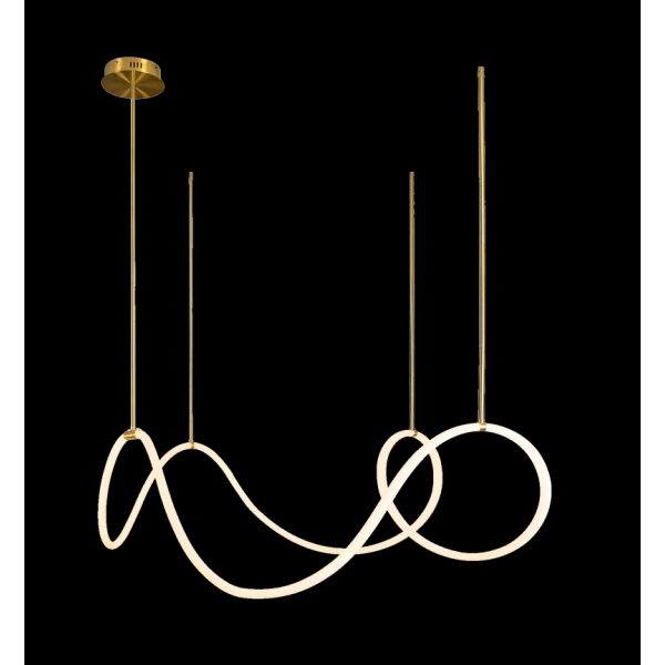 KT876-DW-150 BRASS (1) Люстра (NW)