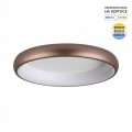 7773/56L AVRA LED SN 024 Светильник металл/белый/кофейный LED 56Вт 3000-6000K D500 IP43 ССТ CHOCO