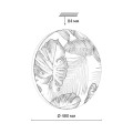 Настенно-потолочный светильник Sonex Pale Flori 7748/ELN