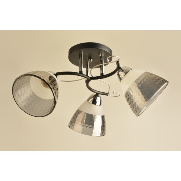 Потолочный светильник Mirastyle BL-8224/3 BK+CR