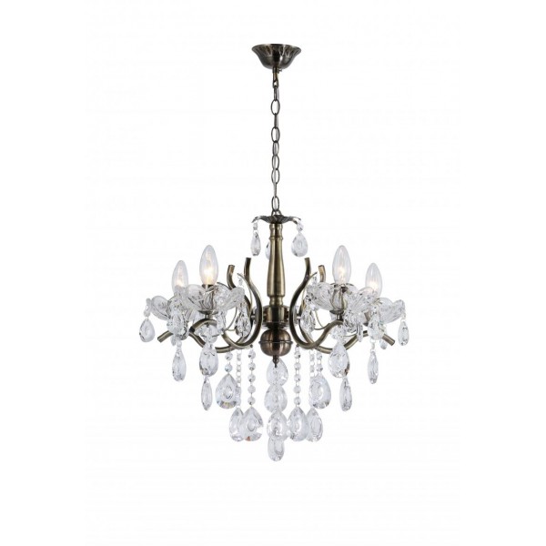 76120/5 BRONZE (1) Люстра (RL)