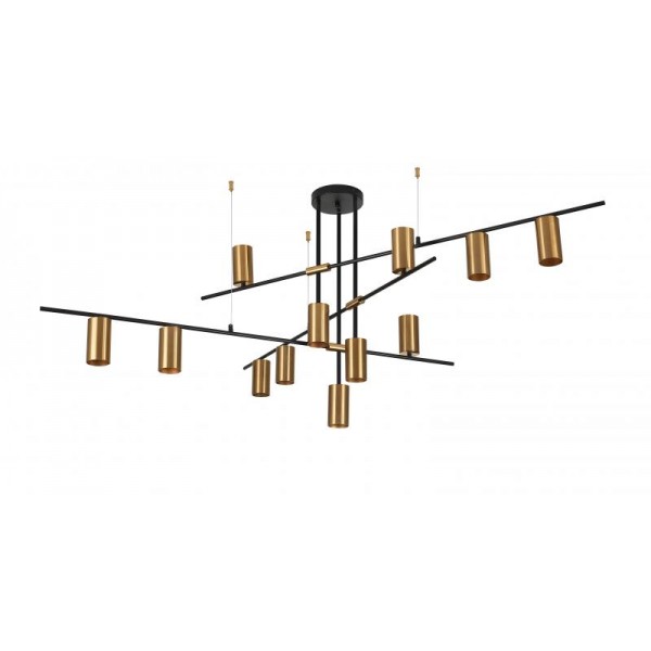 9001-DW/12 BLACK+BRASS (1) Светильник (NW)