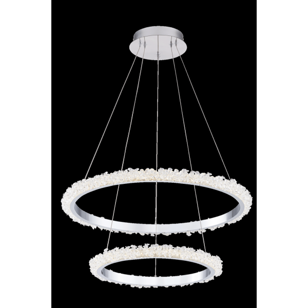 7299-2C65 CHROME+FINISH+CLEAR CRISTALL (1) Люстра NW