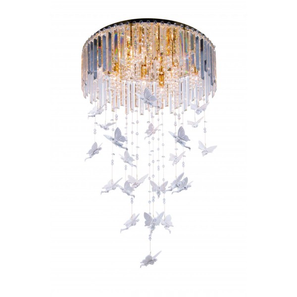 5648E/12A GOLD+CLEAR (1) Люстра NW