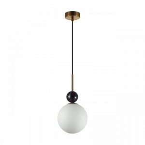 4361/1A MIDCENT ODL26 Подвесной светильник  бронзовый/белый/камень/металл IP20 E14 40W  220-240V LOLLA