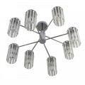 8348/8C CLASSI хром/прозрачный, металл/хрусталь Люстра подвесная E14 8*40W 220V FAVLA