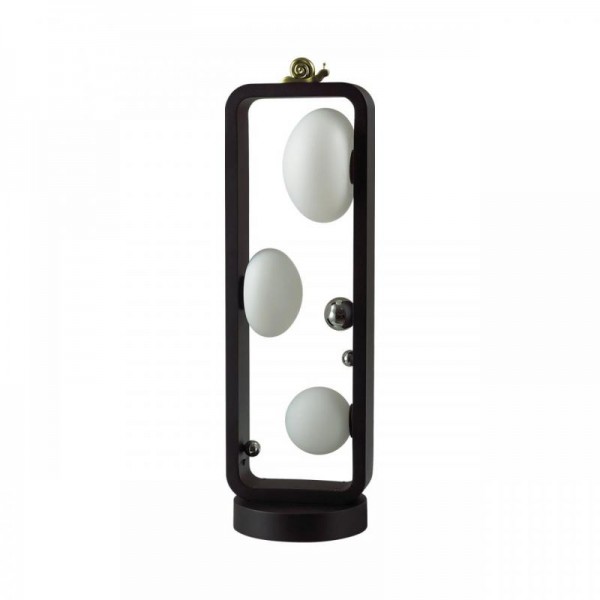 5434/3FB NATURE ODL_EX26 черный/золотистый/хром/металл/акрил/декор металл Уличный наземный светильник-торшер 65см IP54 G9 3*15W max LUMA