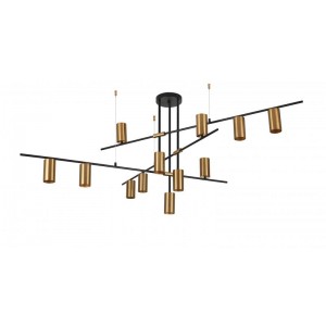 9001-DW/12 BLACK+BRASS (1) Светильник (NW)