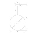 Подвесной светодиодный светильник Eurosvet Element 90282/1 хром