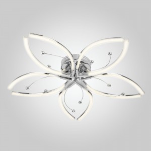 Светодиодный потолочный светильник 90056/5 хром