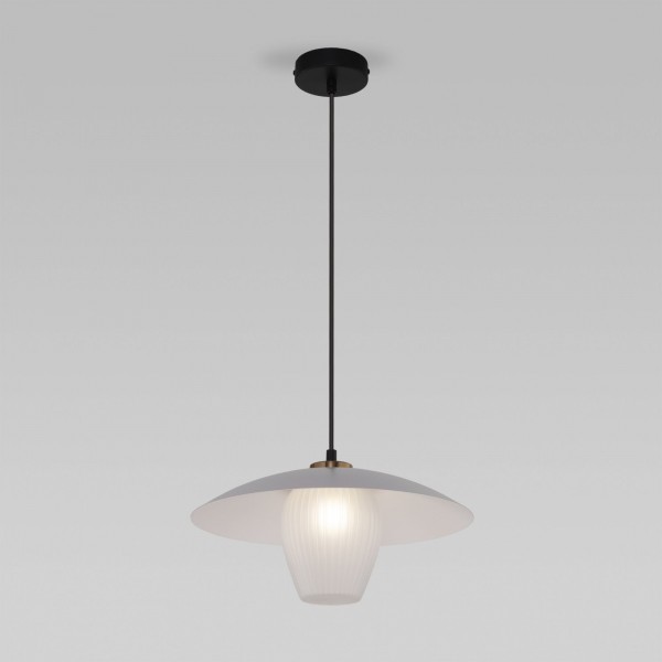 Подвесной светильник со стеклянным плафоном 50259/1 белый/матовый