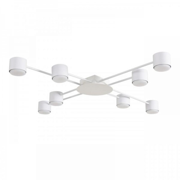 8305/8C COMFI белый, металл/акрил Светильник потолочный GX53 LED 8*7W 220V BENUA