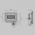 Прожектор светодиодный Maytoni Flood 50W 4000K FL001-L50B4KSR