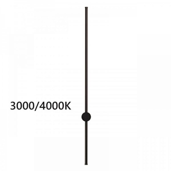 4335/18WLP HIGHTECH ODL22 299 чёрный Настенный светильник IP20 LED 18W 849Лм 3000K/4000K (перекл. ч/з тумблер на драйвере) FILLINI