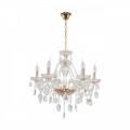 8376/6 CLASSI LN золото/прозрачный, металл/хрусталь Люстра подвесная E14 6*40W 220V ALISSA