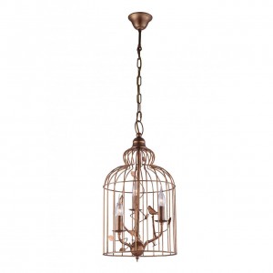 Подвесная люстра Arte Lamp Gabbia A1865SP-3BG Подвесная люстра Arte Lamp Gabbia A1865SP-3BG