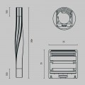 Комплектующие к светодиодной ленте Led Strip ALM-3535R-B-TR-90°-0.4M