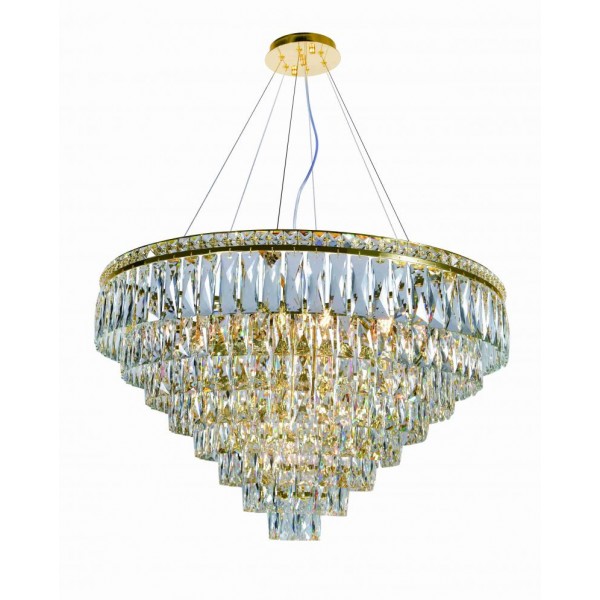 2785E/18A GOLD+CLEAR (1) Люстра (в 2-х коробках) NW